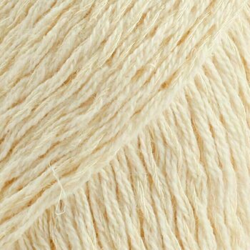 Pređa za pletenje Drops Belle Uni Colour 02 Off White - 1