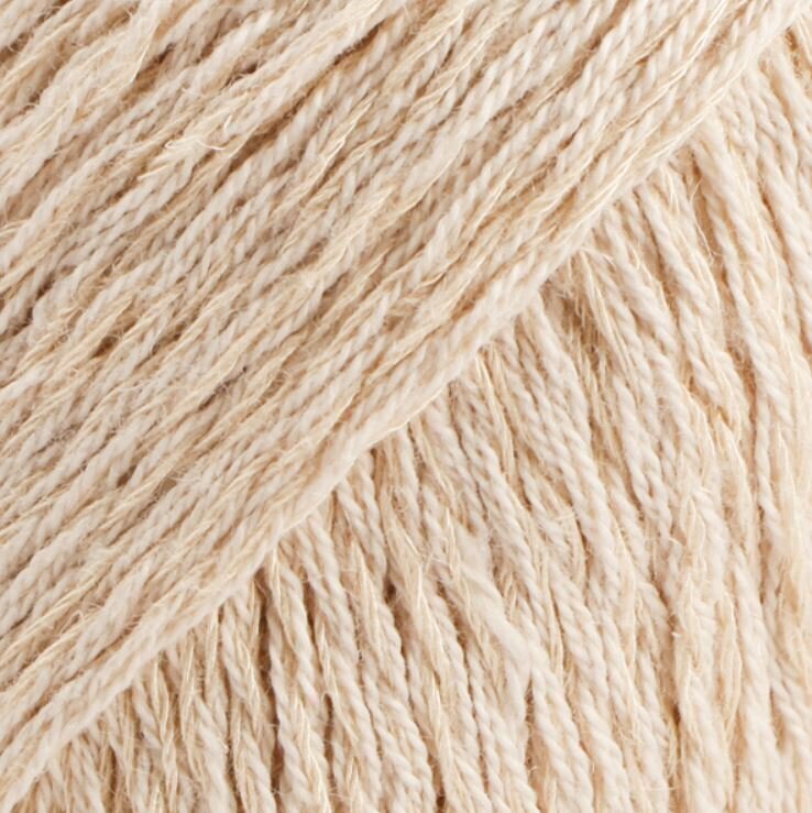 Fios para tricotar Drops Belle Uni Colour 03 Light Beige