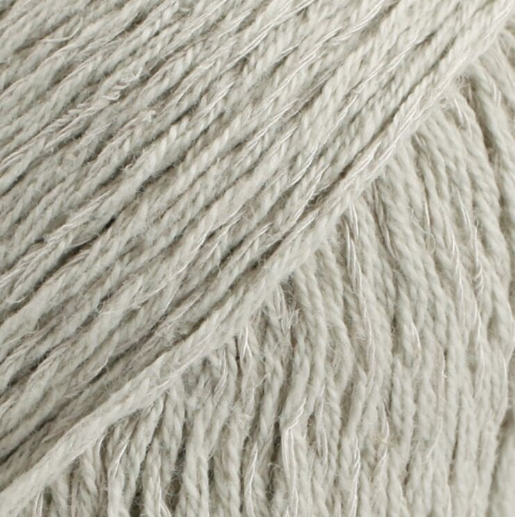 Fil à tricoter Drops Belle Uni Colour 06 Silver