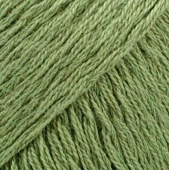 Плетива прежда Drops Belle Uni Colour 10 Moss Green - 1