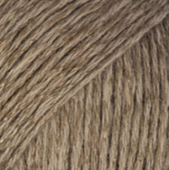 Fil à tricoter Drops Bomull-Lin Uni Colour 05 Brown Fil à tricoter