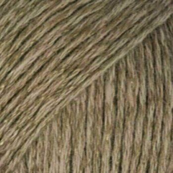 Knitting Yarn Drops Bomull-Lin Uni Colour 05 Brown Knitting Yarn - 1