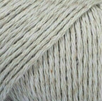 Knitting Yarn Drops Bomull-Lin Uni Colour 15 Light Grey Knitting Yarn - 1