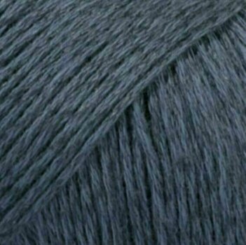 Strikkegarn Drops Bomull-Lin Uni Colour 21 Dark Blue Strikkegarn - 1