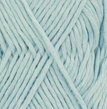 Knitting Yarn Drops Cotton Light Uni Colour 08 Ice Blue - 1