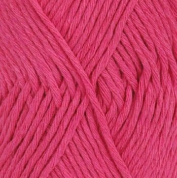 Knitting Yarn Drops Cotton Light Knitting Yarn Uni Colour 18 Pink - 1