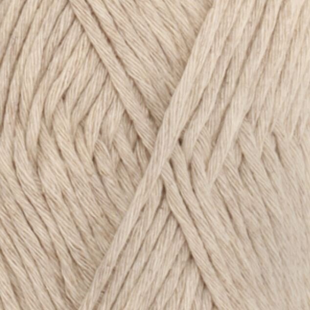 Stickgarn Drops Cotton Light Uni Colour 21 Light Beige