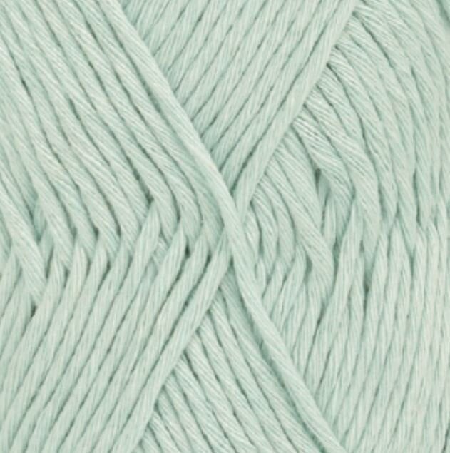 Knitting Yarn Drops Cotton Light Uni Colour 27 Mint Knitting Yarn