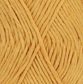Knitting Yarn Drops Cotton Light Uni Colour 28 Yellow - 1