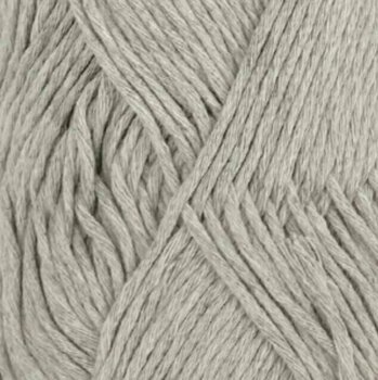 Knitting Yarn Drops Cotton Light Uni Colour 31 Pearl Grey - 1