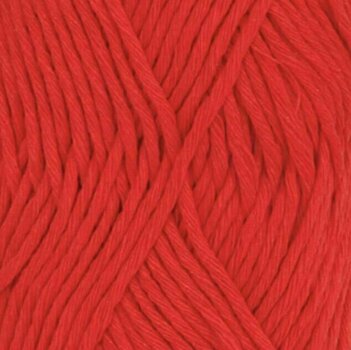 Pletací příze Drops Cotton Light Uni Colour 32 Red - 1