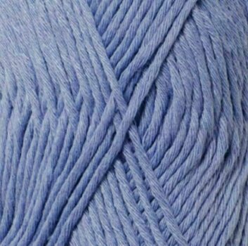 Knitting Yarn Drops Cotton Light Uni Colour 33 Blue Bonnet - 1