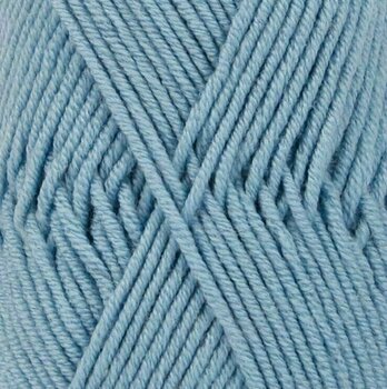 Hilo de tejer Drops Merino Extra Fine Uni Colour 19 Light Grey Blue Hilo de tejer - 1