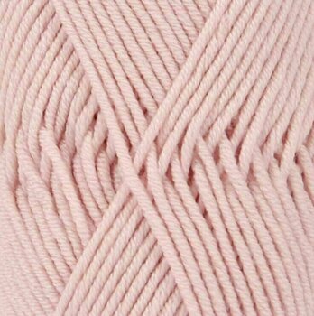 Fios para tricotar Drops Merino Extra Fine Uni Colour 40 Powder Pink - 1