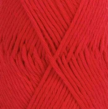 Fire de tricotat Drops Paris Uni Colour 12 Red - 1