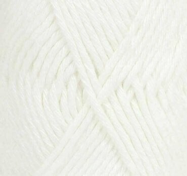 Stickgarn Drops Paris Uni Colour 16 White - 1