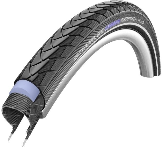 Trekking bike tyre Schwalbe Marathon Plus 29/28" (622 mm) Black Trekking bike tyre