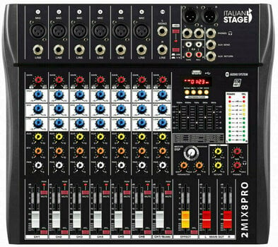 Table de mixage analogique Italian Stage 2MIX8PRO - 1