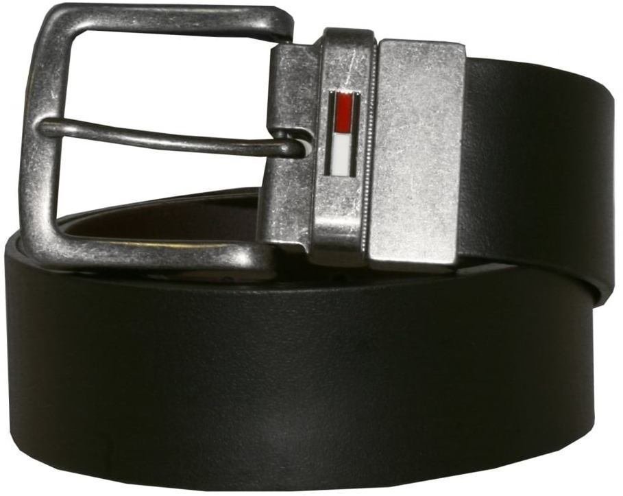 Колан Tommy Hilfiger Reversible Belt Leather Black 100