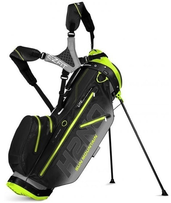 Golf torba Stand Bag Sun Mountain H2NO Lite Grey/Black/Flash Stand Bag 2018