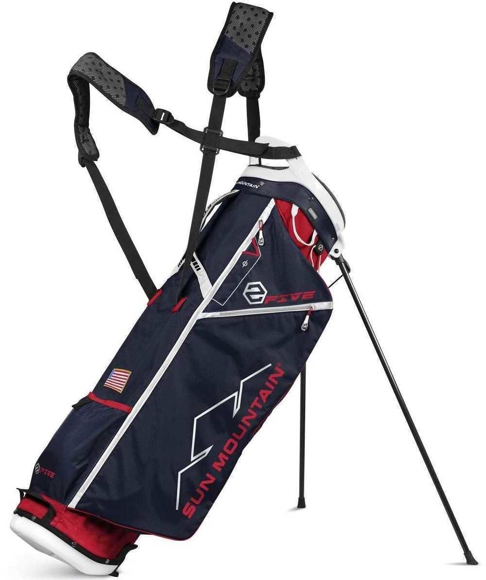 Чантa за голф Sun Mountain 2.5+ Red/Navy/White Stand Bag
