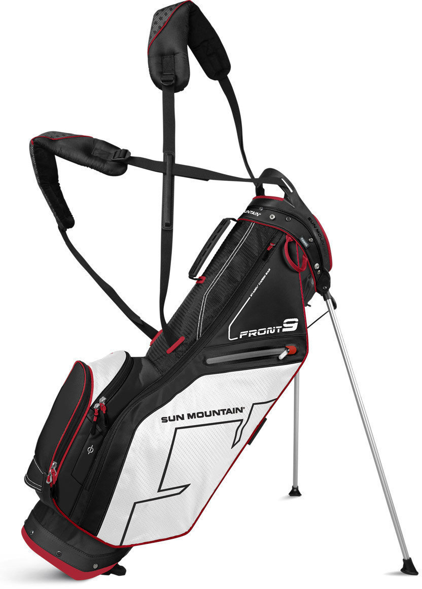 Standbag Sun Mountain Front 9 Black/White/Red Stand Bag