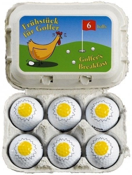Geschenkartikel Sportiques Golfballe Breakfast