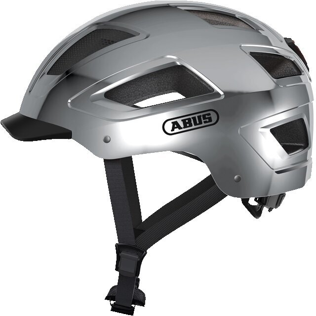Cyklistická helma Abus Hyban 2.0 Chrome Silver L Cyklistická helma