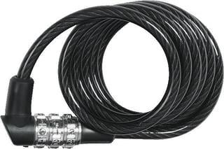 Fahrradschloss Abus 3506C/120 Black Schloss-Stahlkabel