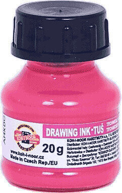 Atrament KOH-I-NOOR Drawing Ink Fluorescent Pink