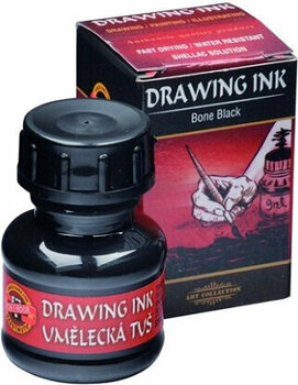 Črnilo KOH-I-NOOR Drawing Ink 2700 Ivory Black - 1