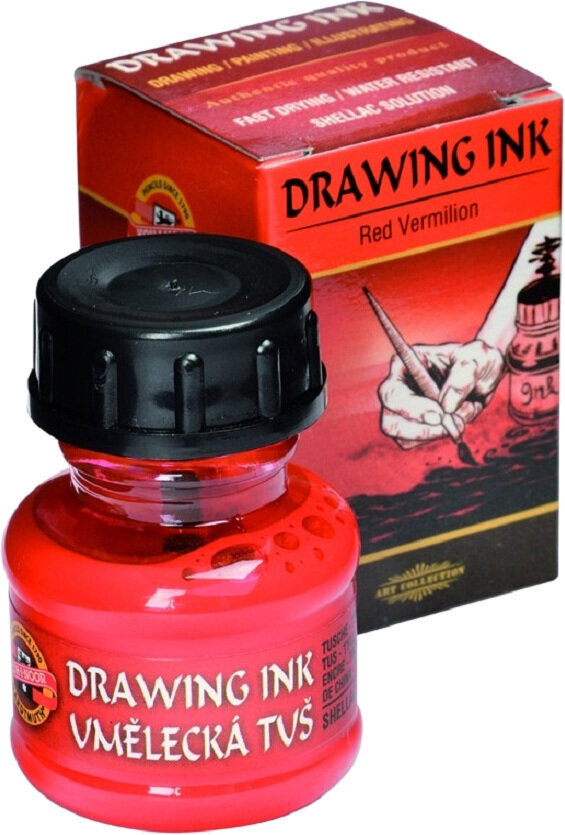 Encre KOH-I-NOOR Drawing Ink 2300 Vermilion