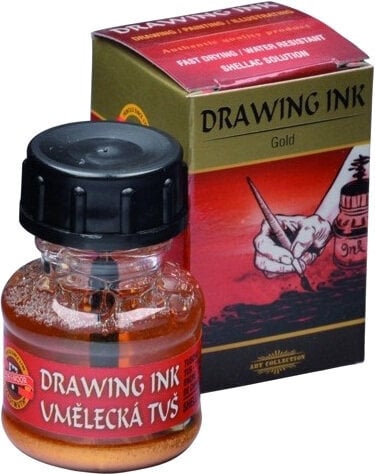 Tinte KOH-I-NOOR Drawing Ink 2810 Gold