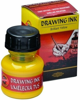 Tinta KOH-I-NOOR Drawing Ink 2200 Brilliant Yellow - 1