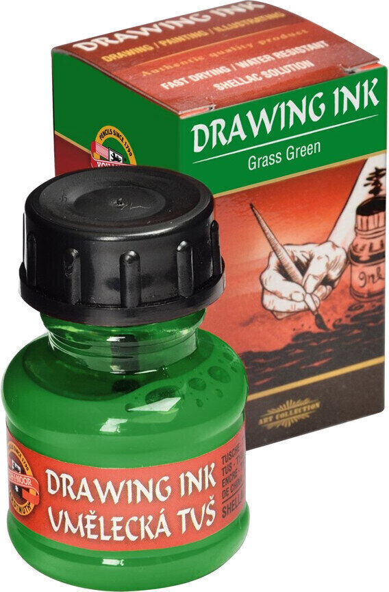 Inchiostro KOH-I-NOOR Drawing Ink 2520 Grass Green