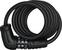 Candado para bicicleta Abus Star 4805C/150 Black Cable de acero-Cerradura