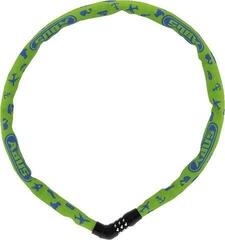 Zámok na bicykel Abus Steel-O-Chain 4804C/75 Lime Symbols Reťaz-Zámok