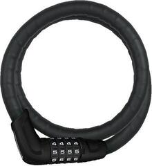 Kerékpár zár Abus Tresor 6615C/85/15 Black Acél kábel-Zár