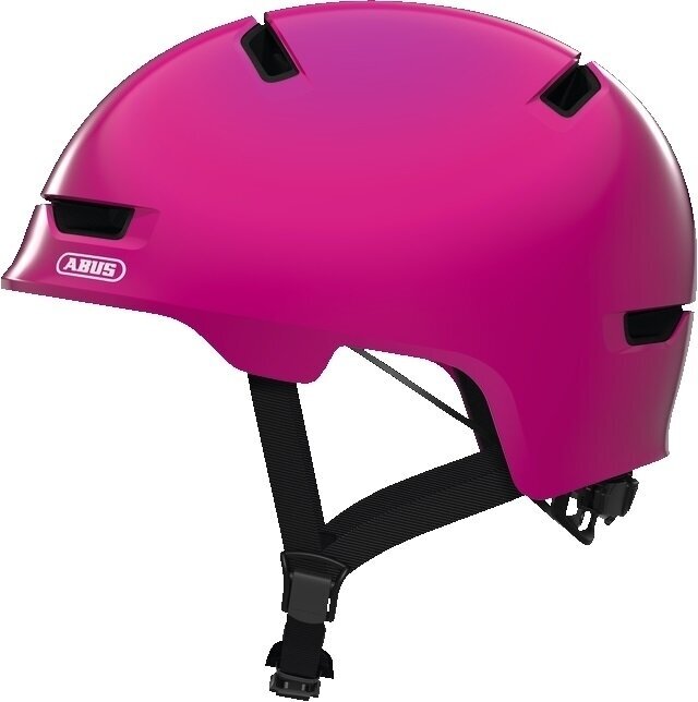 Dětská cyklistická helma Abus Scraper Kid 3.0 Shiny Pink M Dětská cyklistická helma