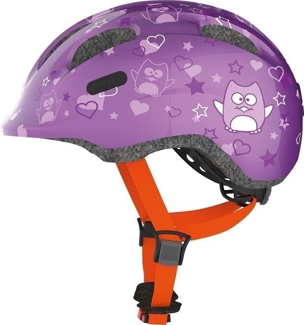 Detská prilba na bicykel Abus Smiley 2.0 Purple Star M Detská prilba na bicykel