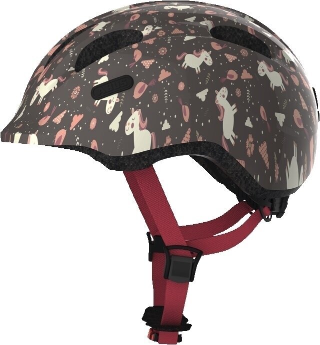 Kinder fahrradhelm Abus Smiley 2.0 Rose Horse M Kinder fahrradhelm