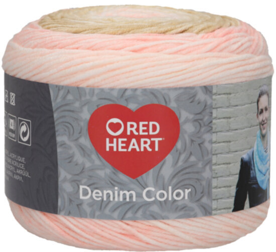Fil à tricoter Red Heart Denim Color 00006 Zinnia Fil à tricoter