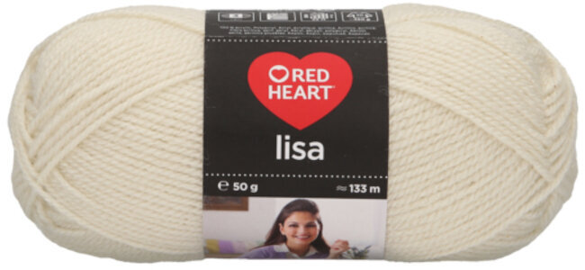 Fios para tricotar Red Heart Lisa 06964 Natural