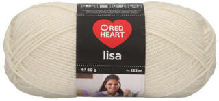 Pletací příze Red Heart Lisa 06964 Natural Pletací příze