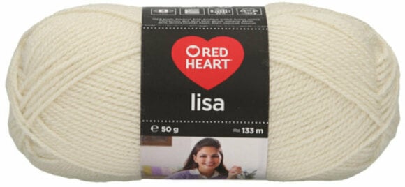 Fios para tricotar Red Heart Lisa 06964 Natural - 1