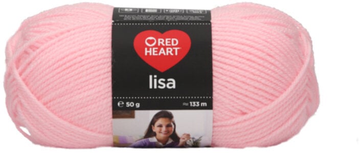 Fil à tricoter Red Heart Lisa 00206 Rose