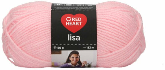 Fil à tricoter Red Heart Lisa 00206 Rose - 1