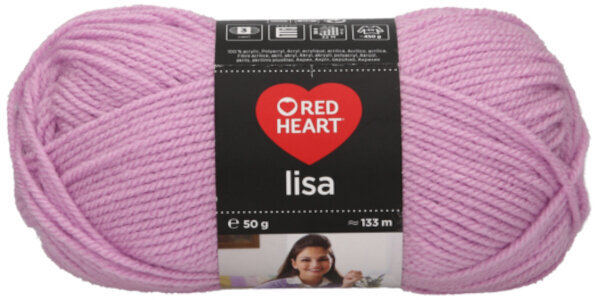 Hilo de tejer Red Heart Lisa 08367 Pink Marzipan Hilo de tejer