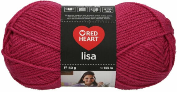 Fios para tricotar Red Heart Lisa 05690 Pink Freesia - 1