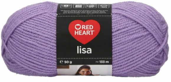 Плетива прежда Red Heart Lisa 05691 Lilac - 1